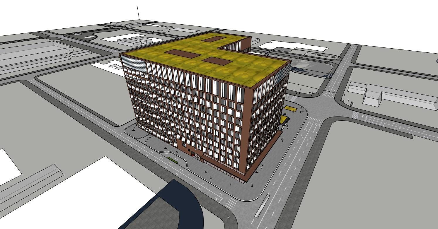 Urban Beacon Office Building 3D model_1