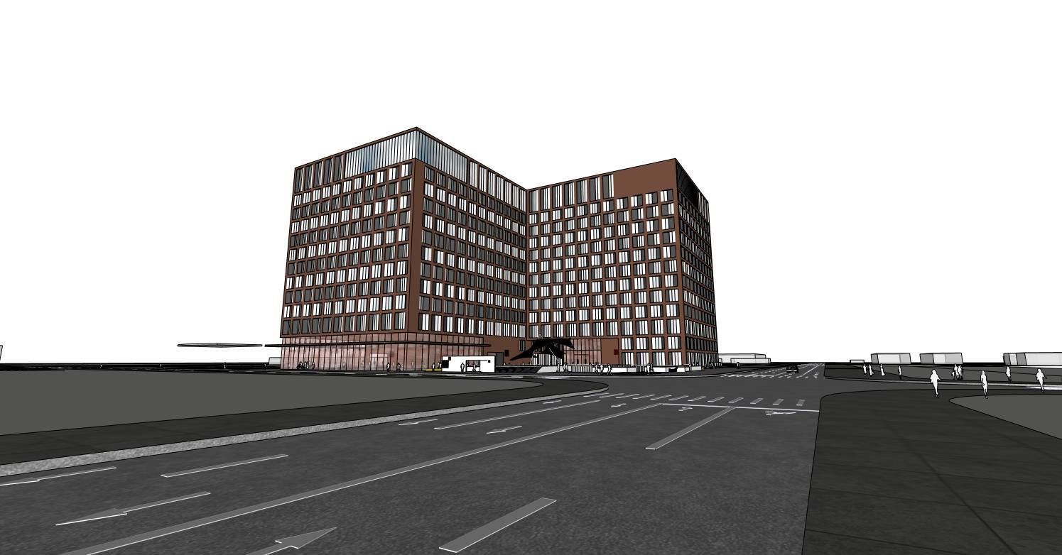 Urban Beacon Office Building 3D model_2