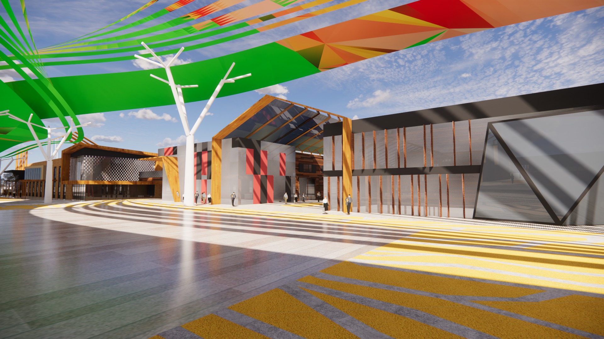 Industrial Heritage Renovation- The Ribbon Path 3D model_1