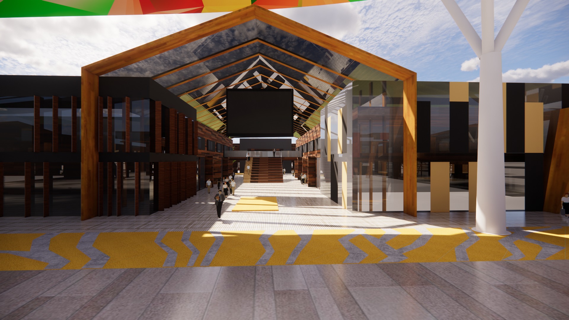 Industrial Heritage Renovation- The Ribbon Path 3D model_2
