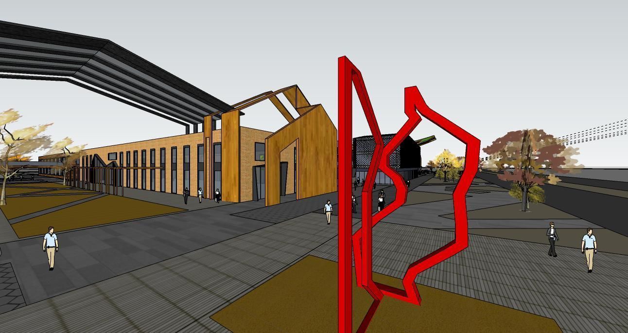 Industrial Heritage Renovation- The Ribbon Path 3D model_22