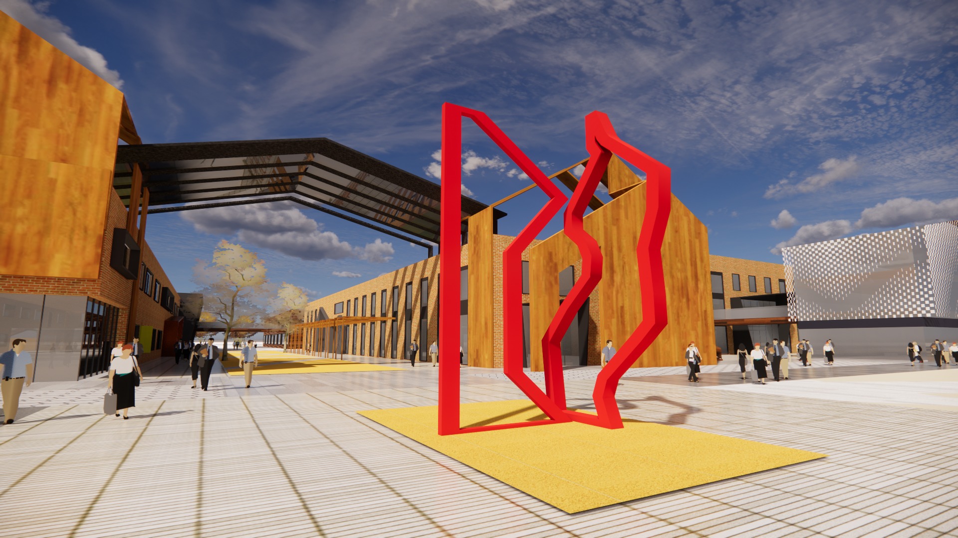 Industrial Heritage Renovation- The Ribbon Path 3D model_12