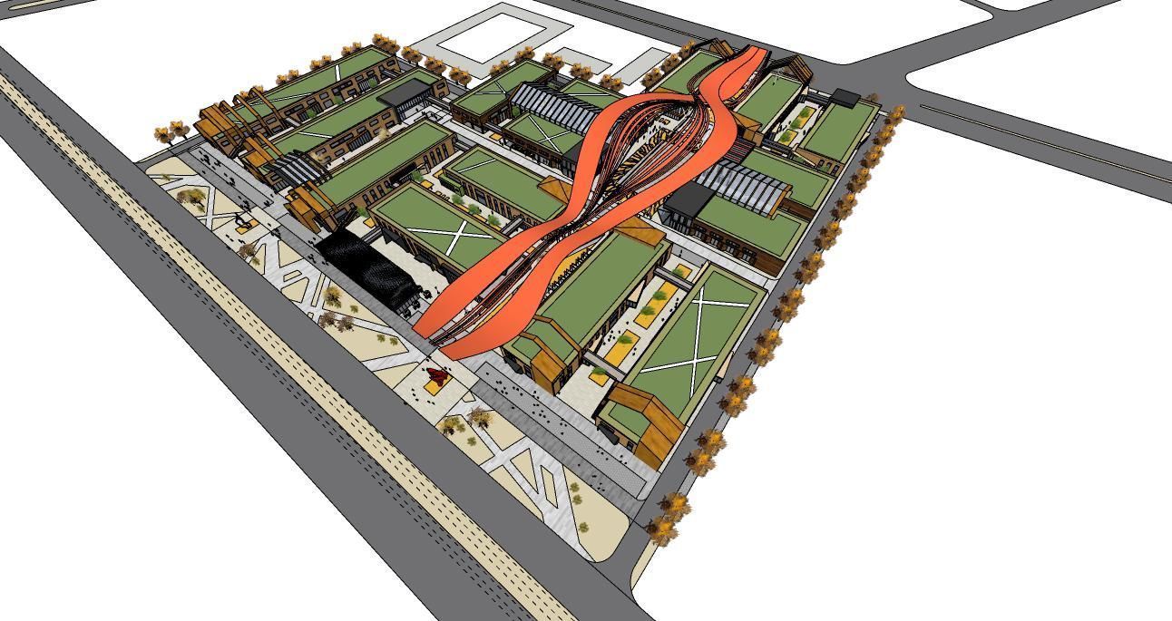 Industrial Heritage Renovation- The Ribbon Path 3D model_21