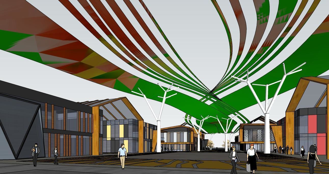 Industrial Heritage Renovation- The Ribbon Path 3D model_19