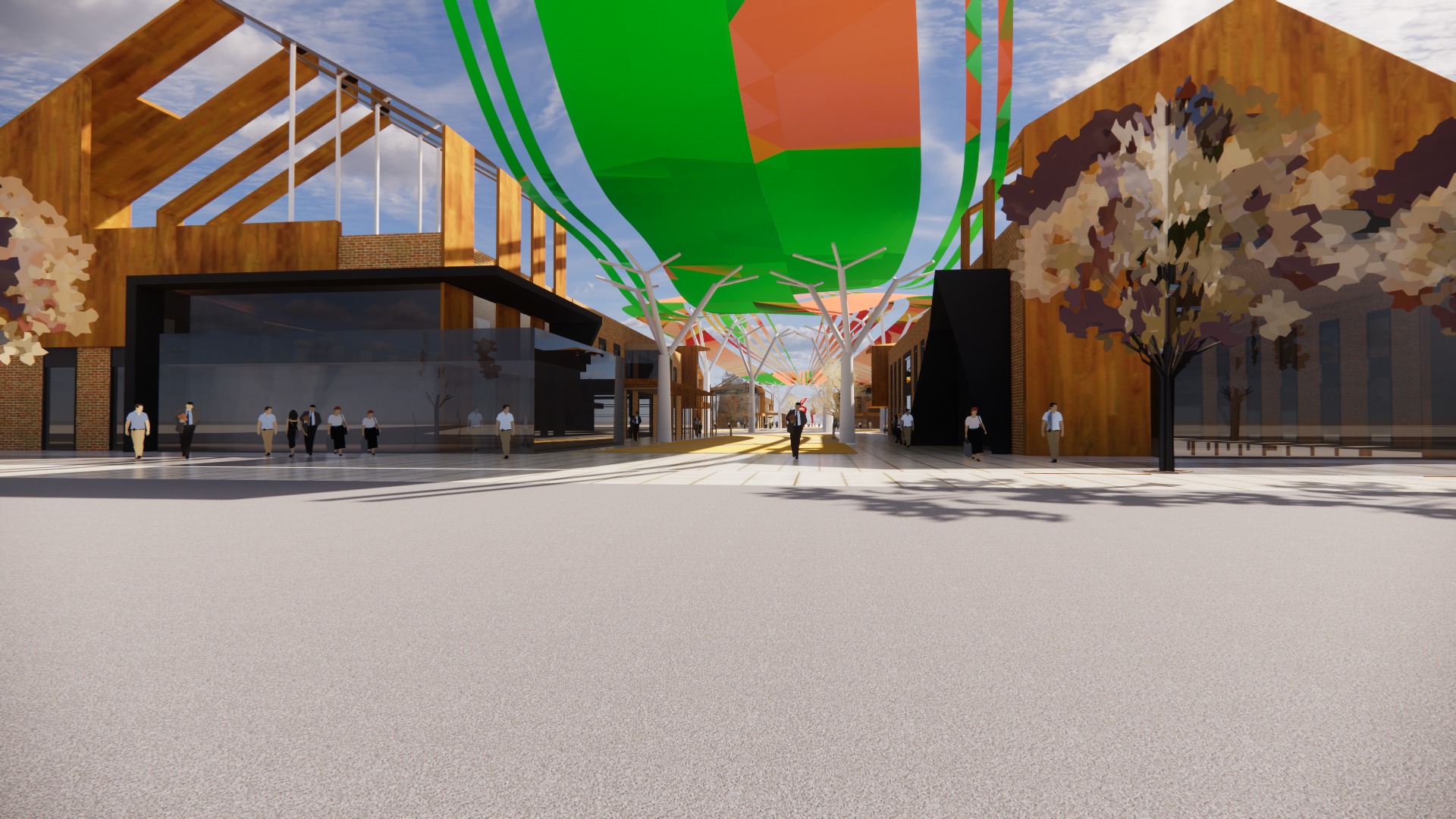 Industrial Heritage Renovation- The Ribbon Path 3D model_10