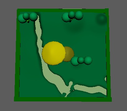 A small environment Low-poly 3D model_2