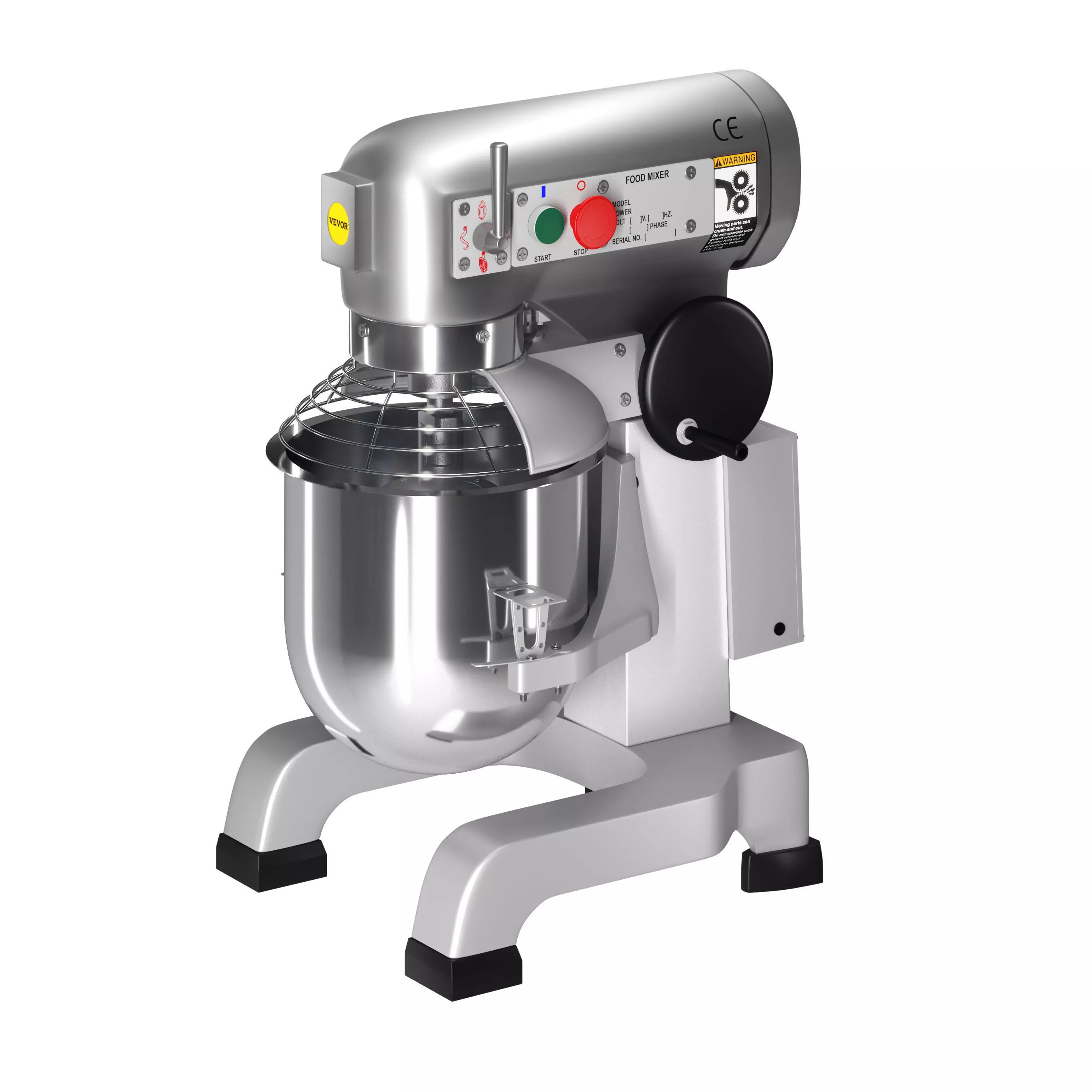 VEVOR Commercial Food Mixer 15Qt 3D model_0