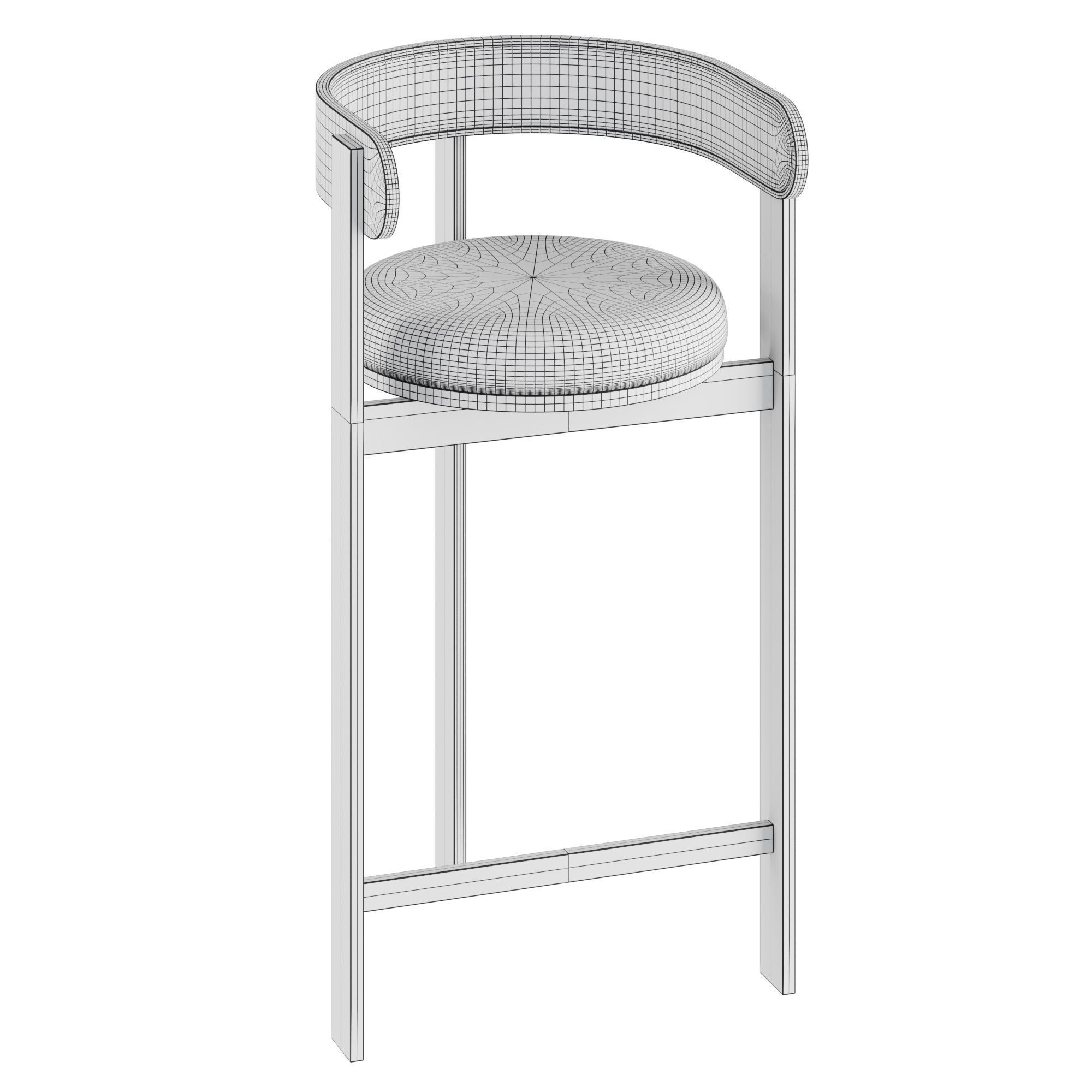 Mambo Unlimited Ideas MOULIN Stool 3D model_2