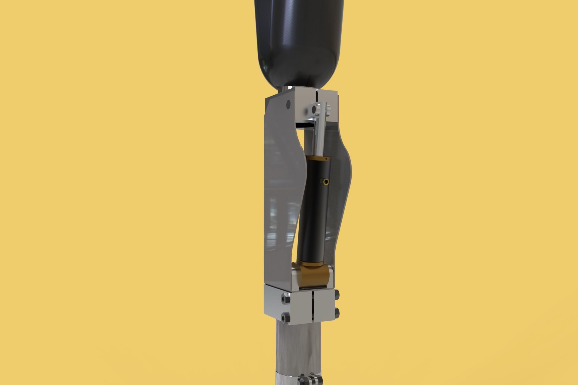 ARTIFICIAL PNEUMATIC PROSTHETIC LEG 3D model_11