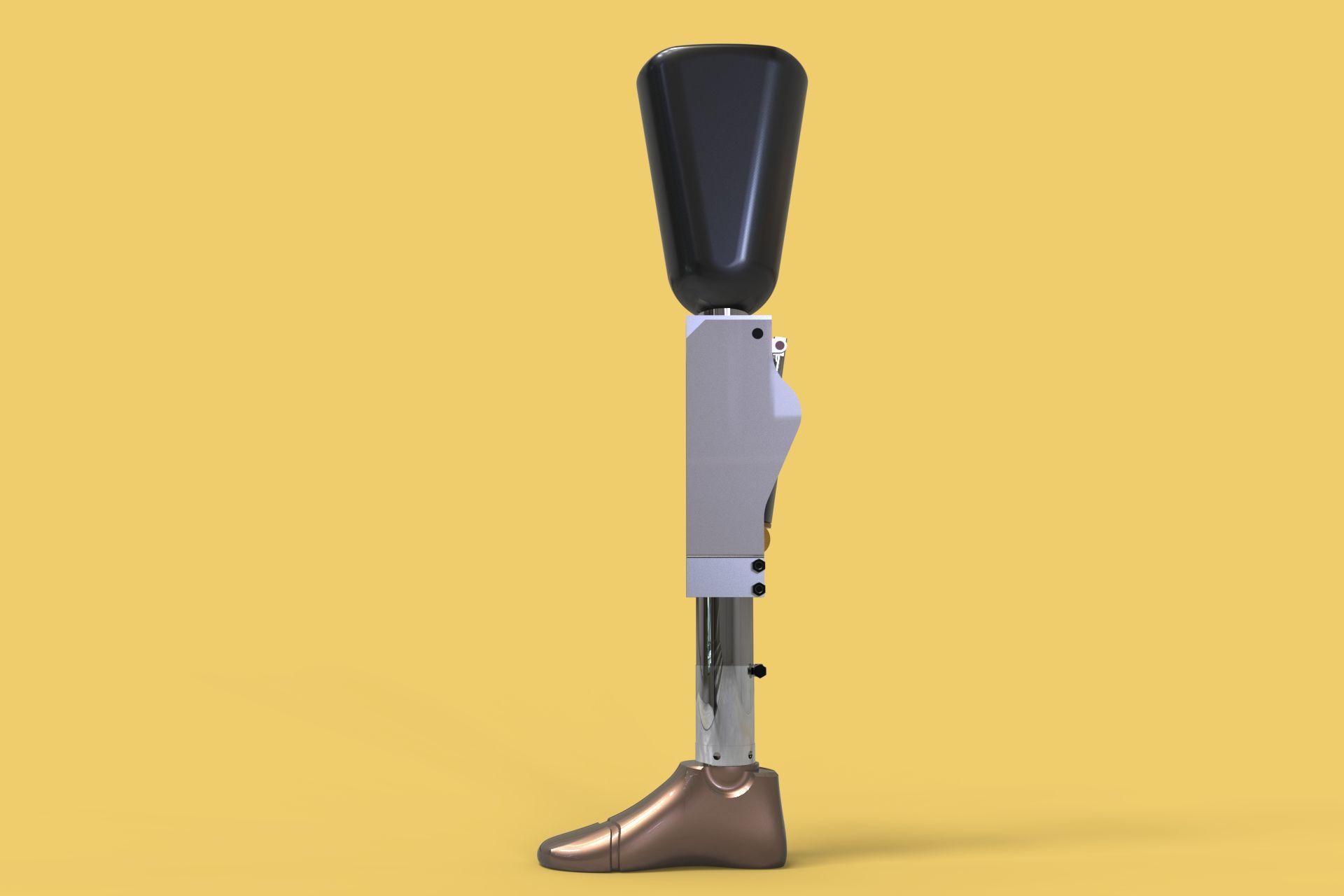 ARTIFICIAL PNEUMATIC PROSTHETIC LEG 3D model_8
