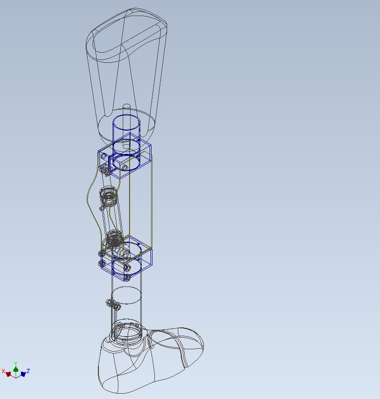 ARTIFICIAL PNEUMATIC PROSTHETIC LEG 3D model_15