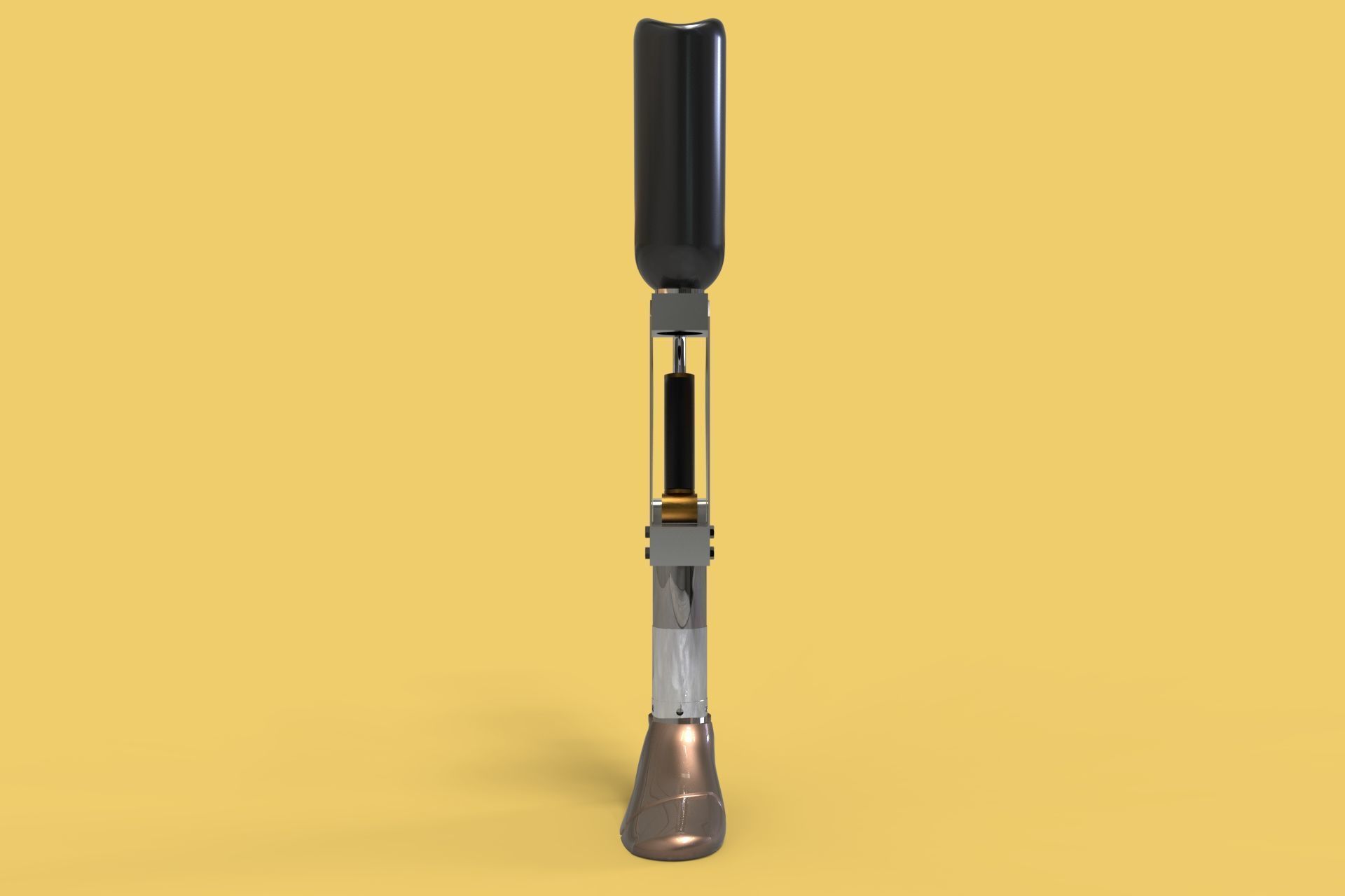 ARTIFICIAL PNEUMATIC PROSTHETIC LEG 3D model_5