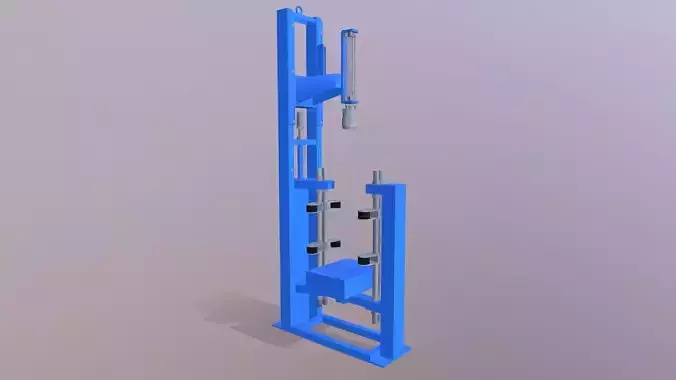 Gas Cylinder Rotation Low-poly 3D model