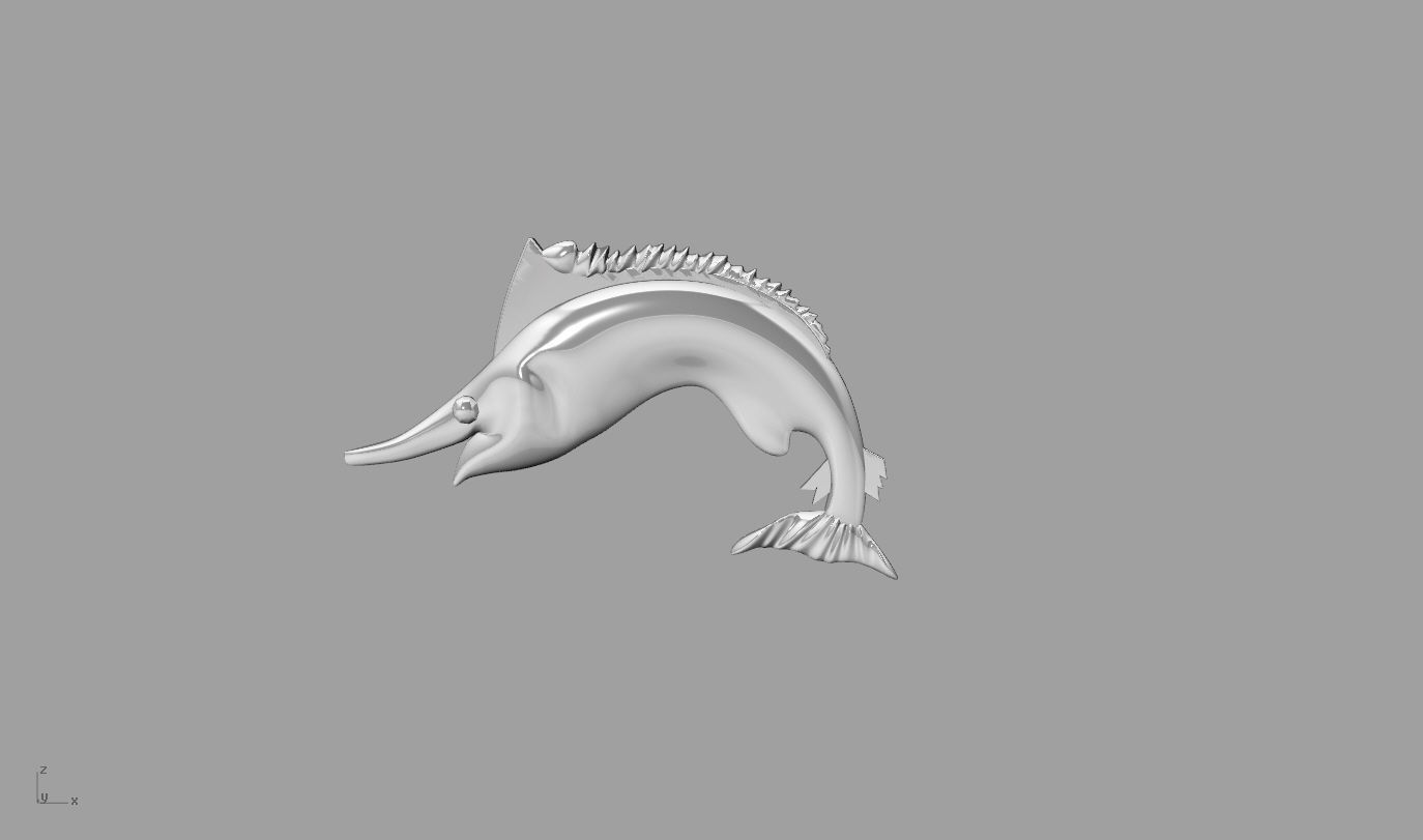 fish 10 3D print model_10