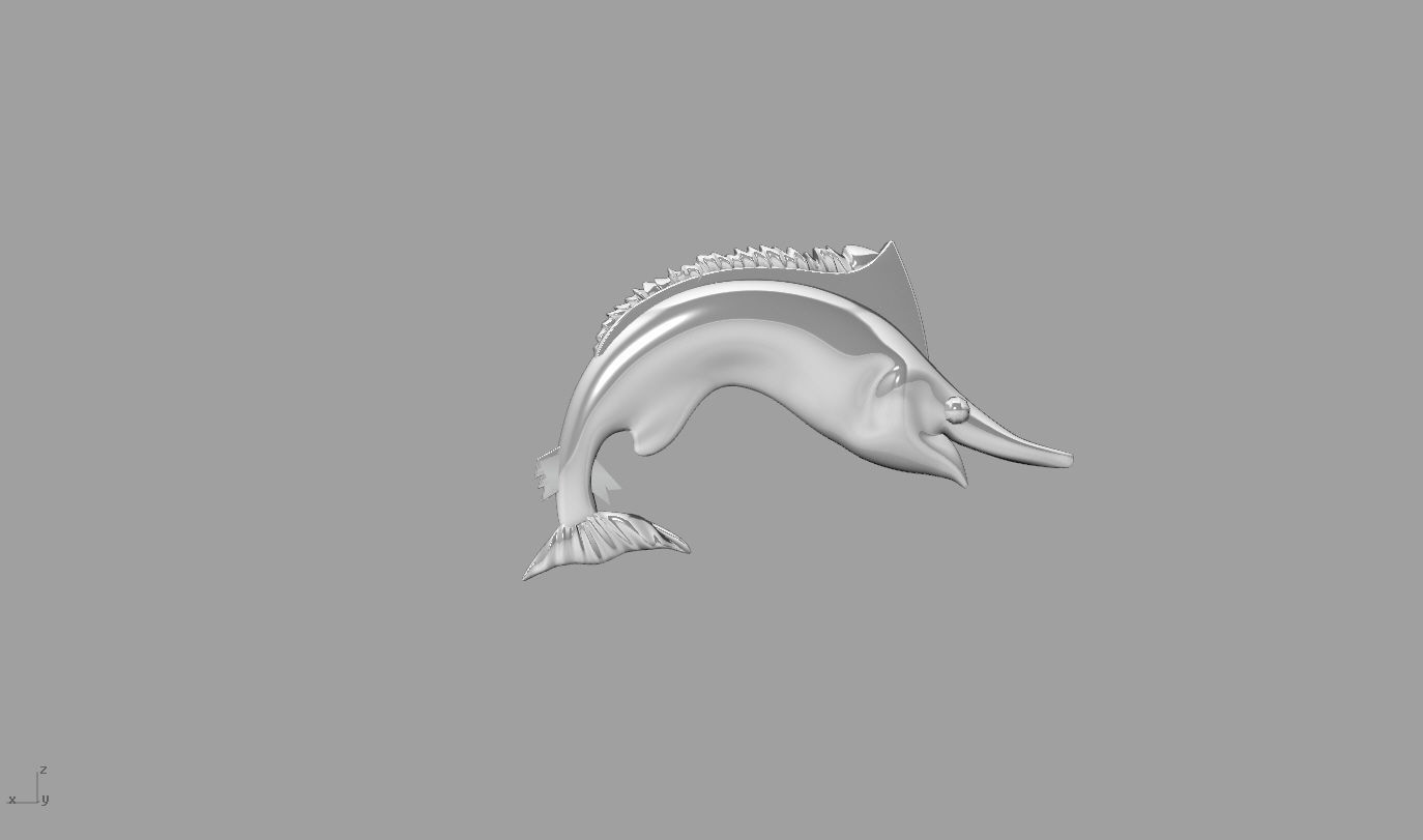 fish 10 3D print model_8