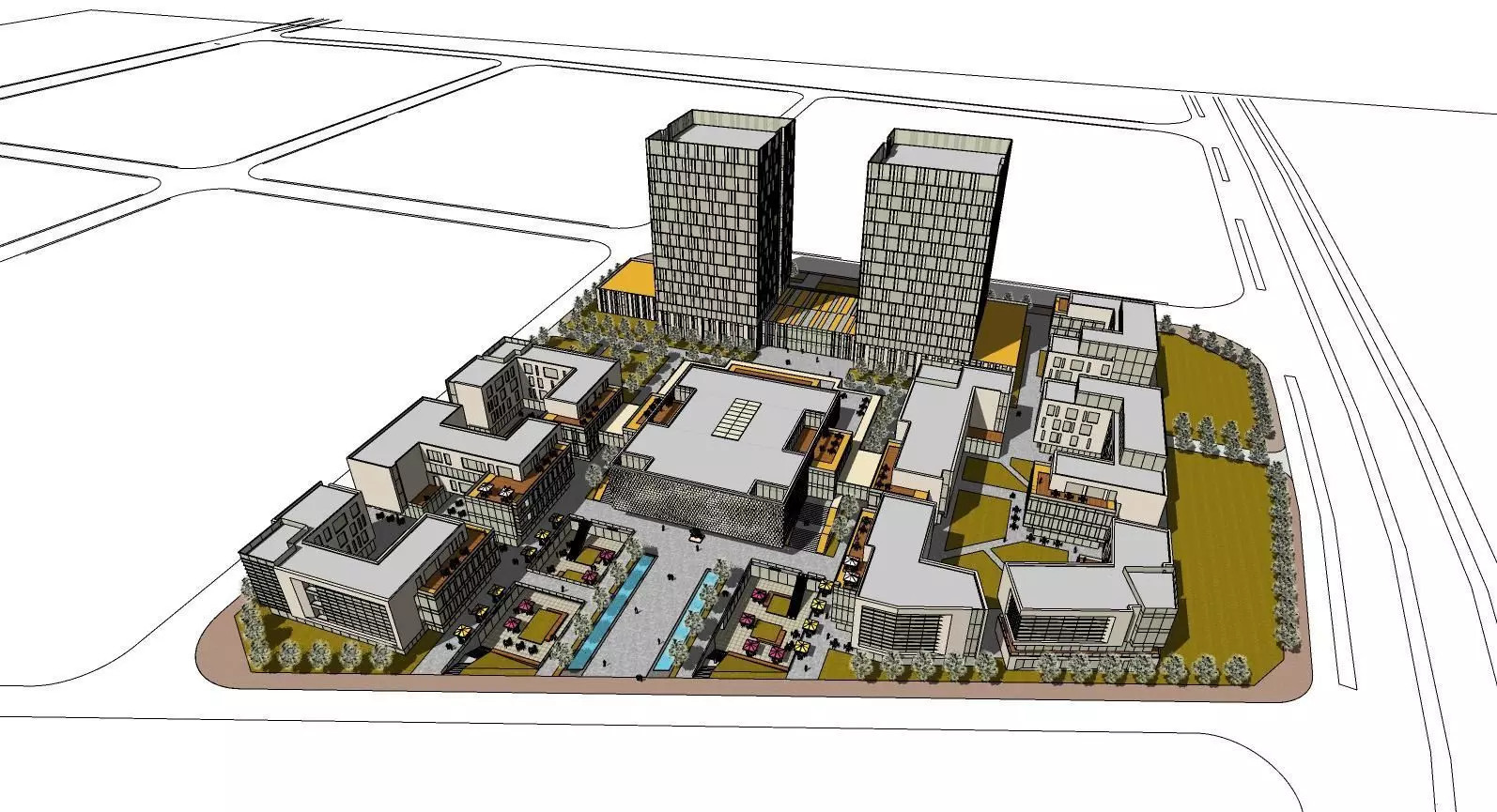Office Building Design Proposal - Synergy 3D model_0