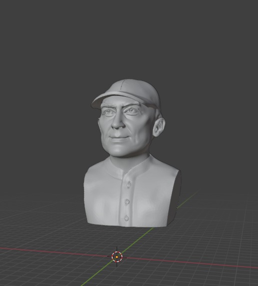 Ty Cobb 3D print model_10