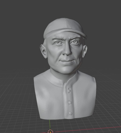 Ty Cobb 3D print model_11