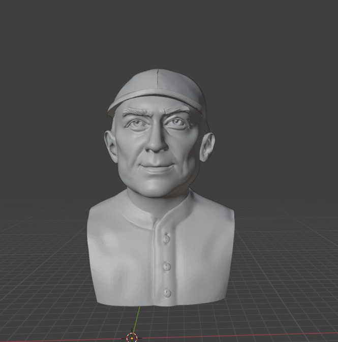 Ty Cobb 3D print model_1
