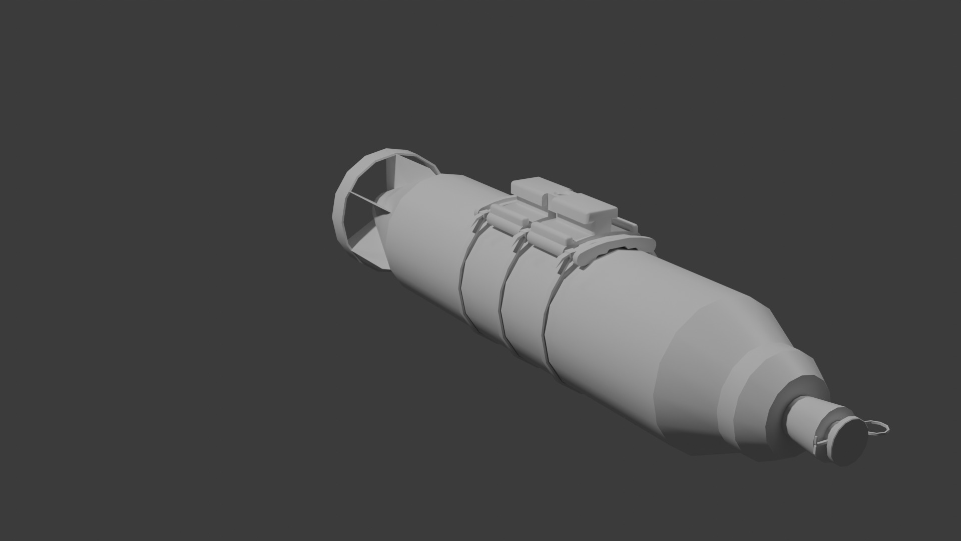 Bombs pack for DS2 downthrow FPV drone Low-poly 3D model_10