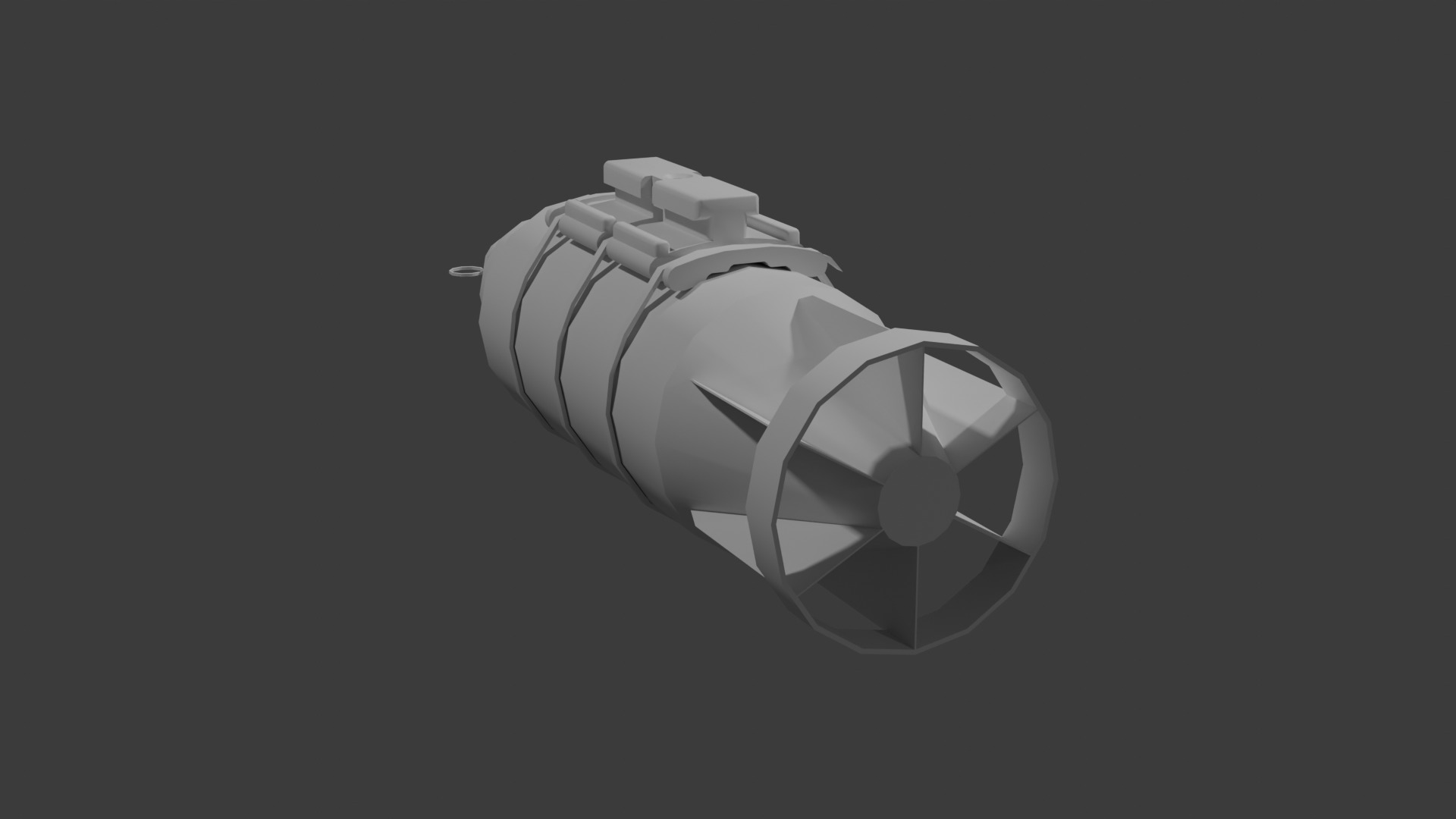 Bombs pack for DS2 downthrow FPV drone Low-poly 3D model_15