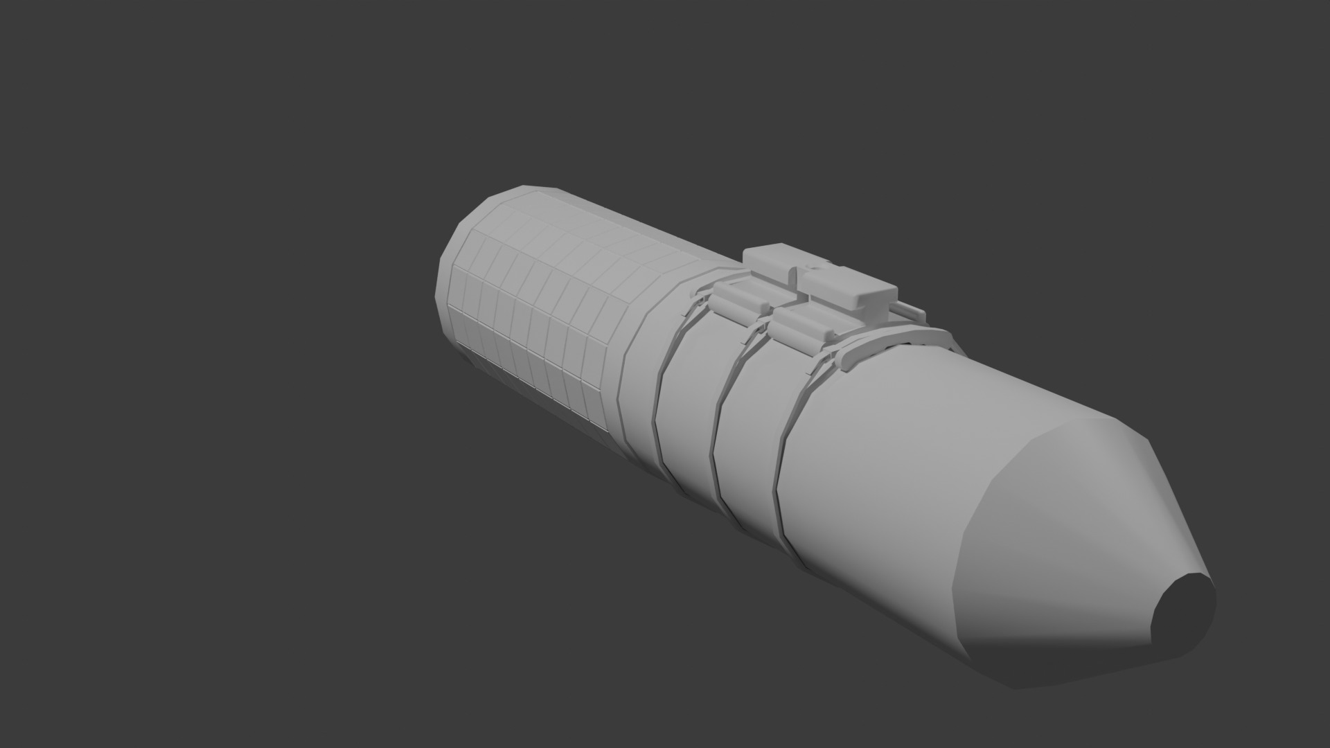 Bombs pack for DS2 downthrow FPV drone Low-poly 3D model_6