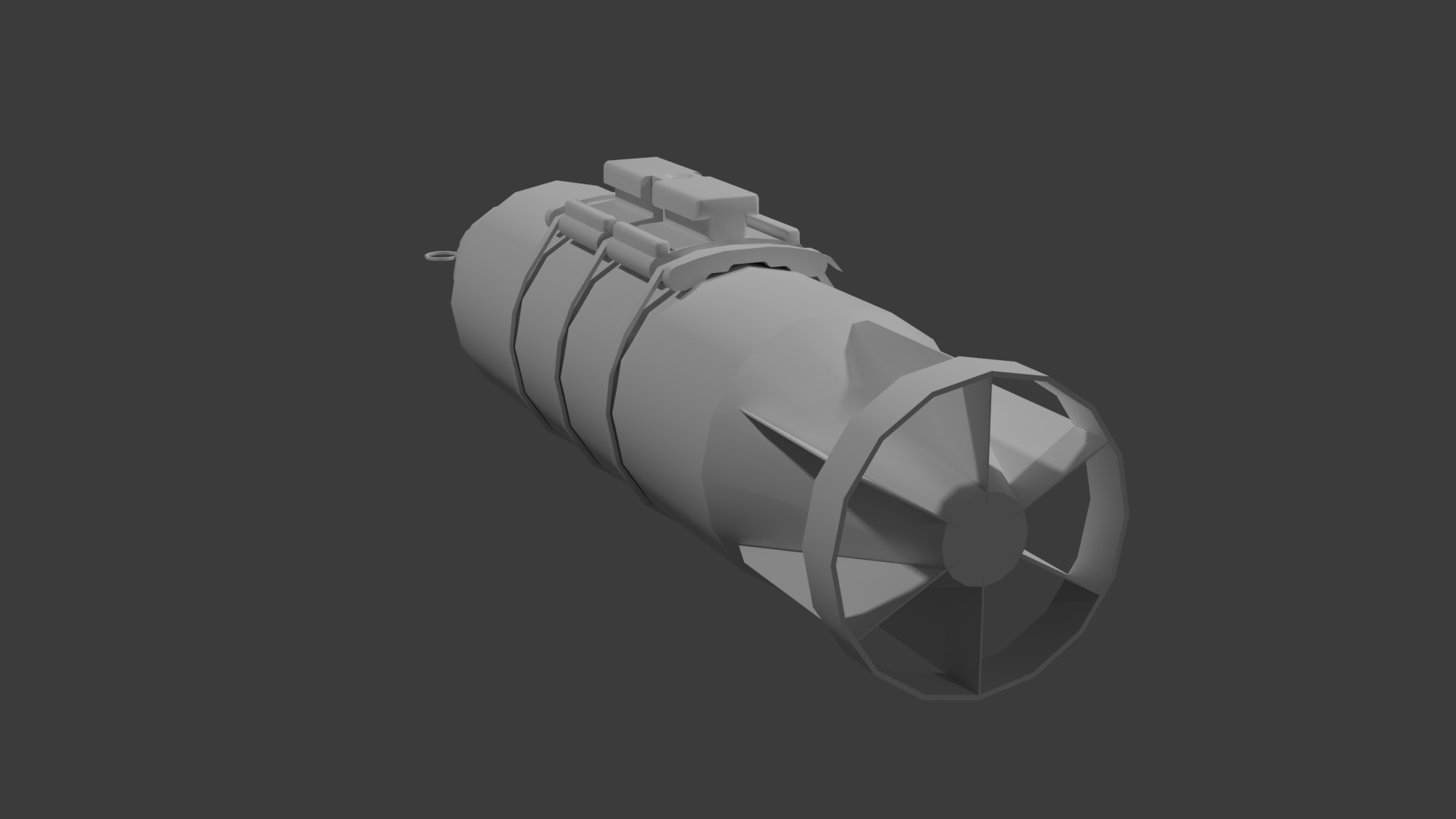 Bombs pack for DS2 downthrow FPV drone Low-poly 3D model_13