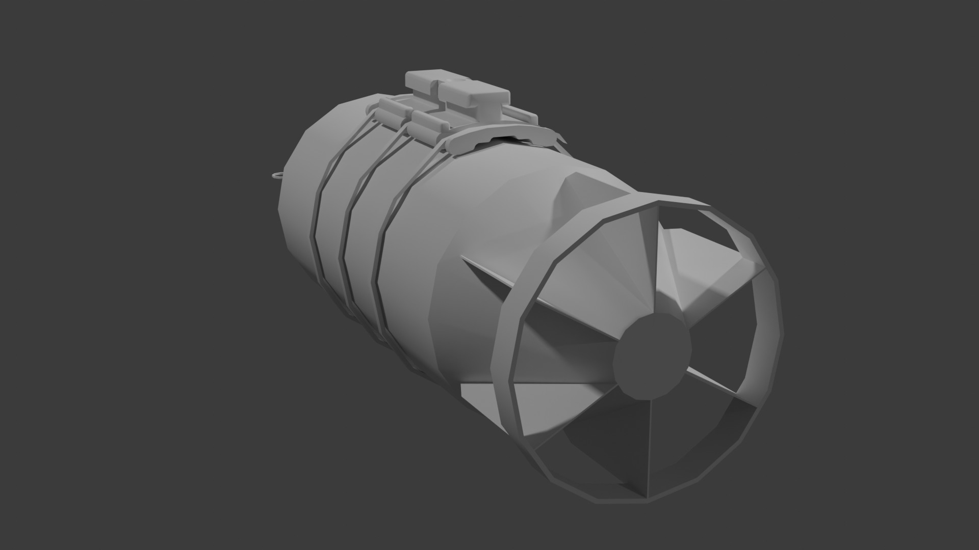 Bombs pack for DS2 downthrow FPV drone Low-poly 3D model_19