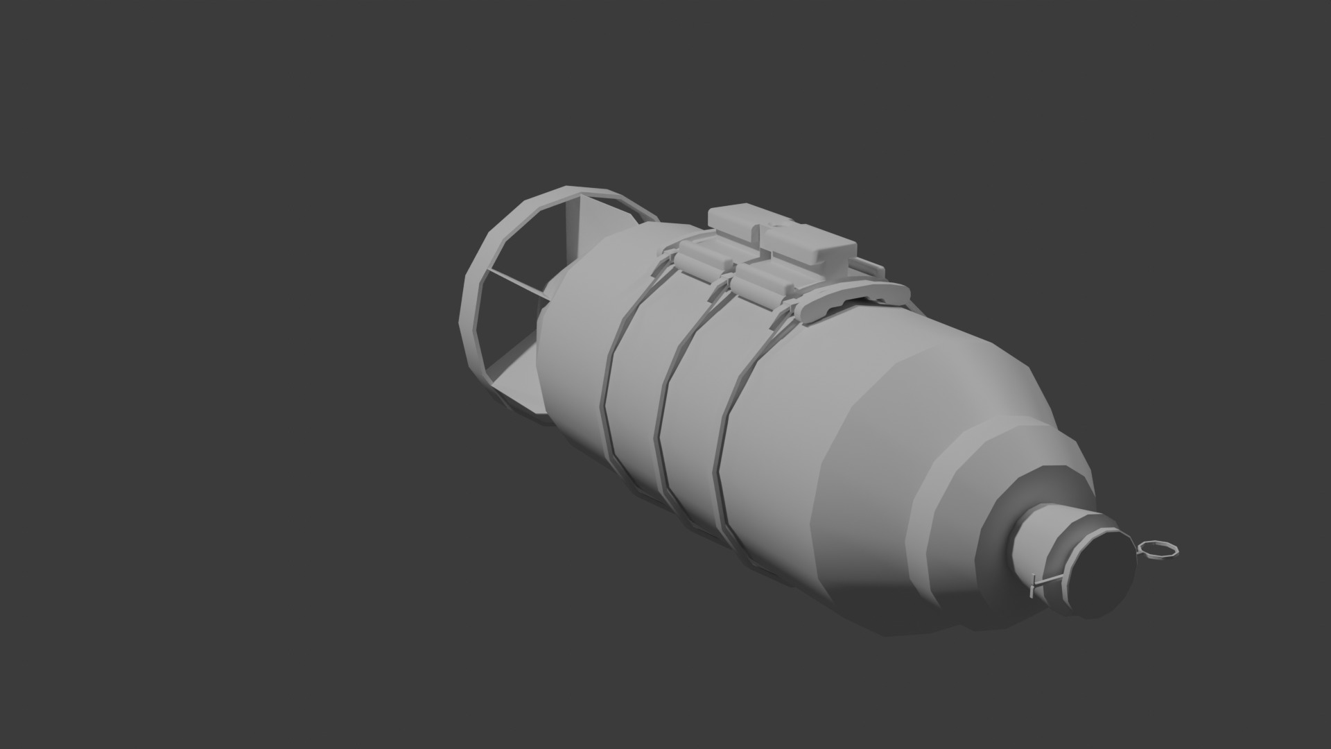 Bombs pack for DS2 downthrow FPV drone Low-poly 3D model_18