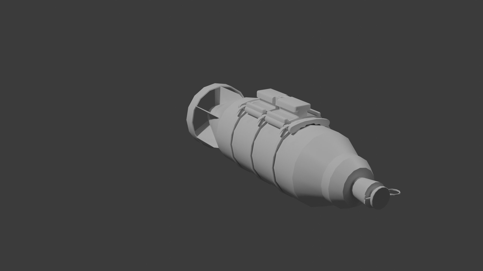 Bombs pack for DS2 downthrow FPV drone Low-poly 3D model_14