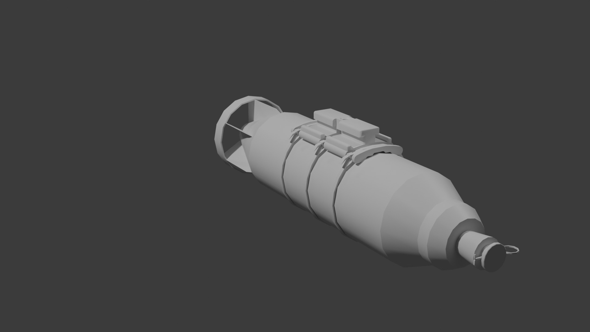 Bombs pack for DS2 downthrow FPV drone Low-poly 3D model_12