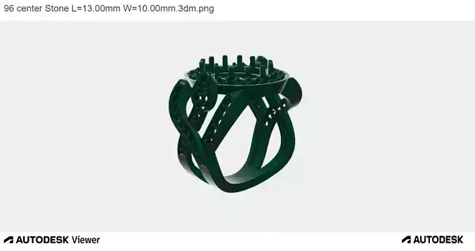 Unisex Ring with an Oval-cut Center Stone