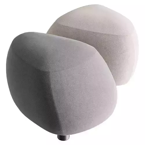 Moroso PEBBLE RUBBLE pouf