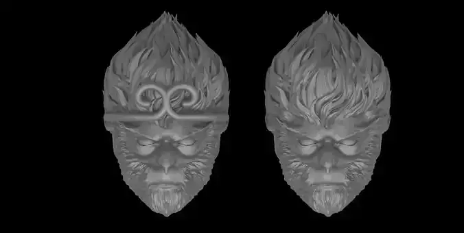 Black Myth Sun Wukong Head