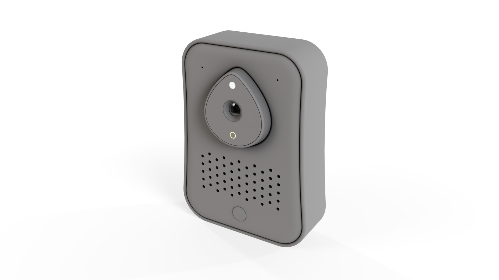 Baby Monitor Low-poly 3D model_4