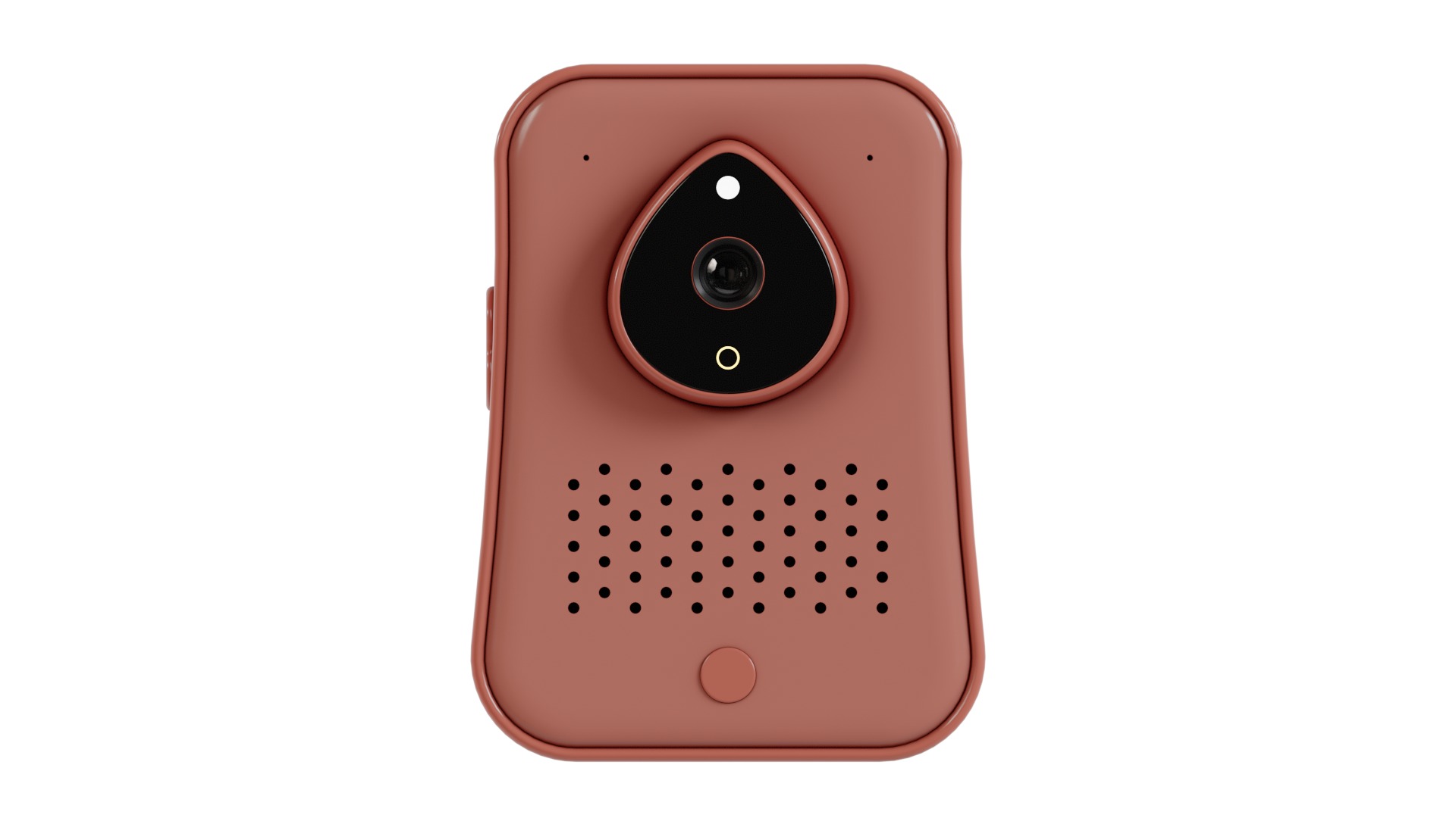 Baby Monitor Low-poly 3D model_7