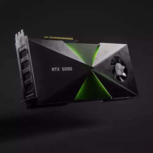 NVIDIA GeForce RTX 5090  Free 3D model