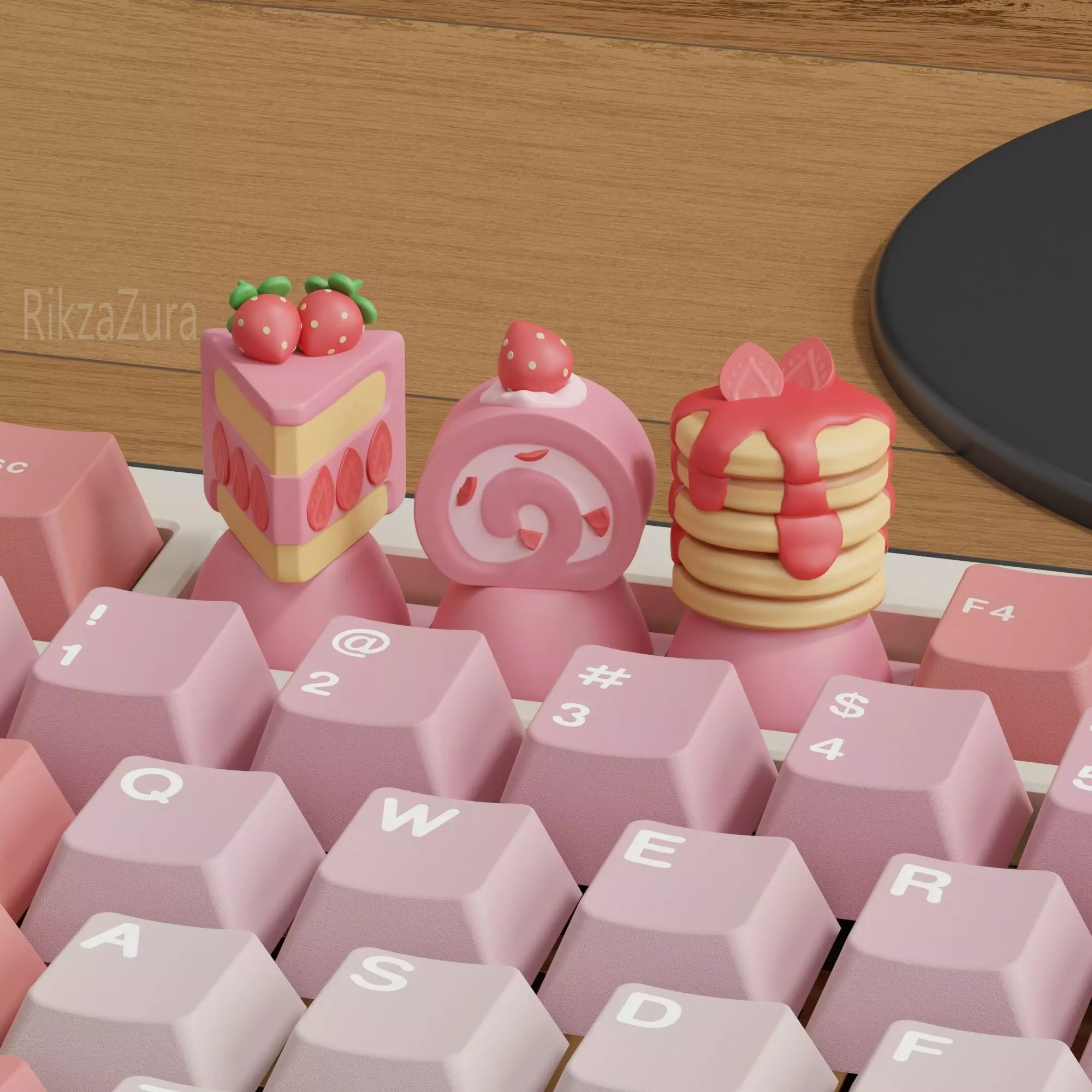 CAKES KEYCAPS - MECHANICAL KEYBOARD 3D print model