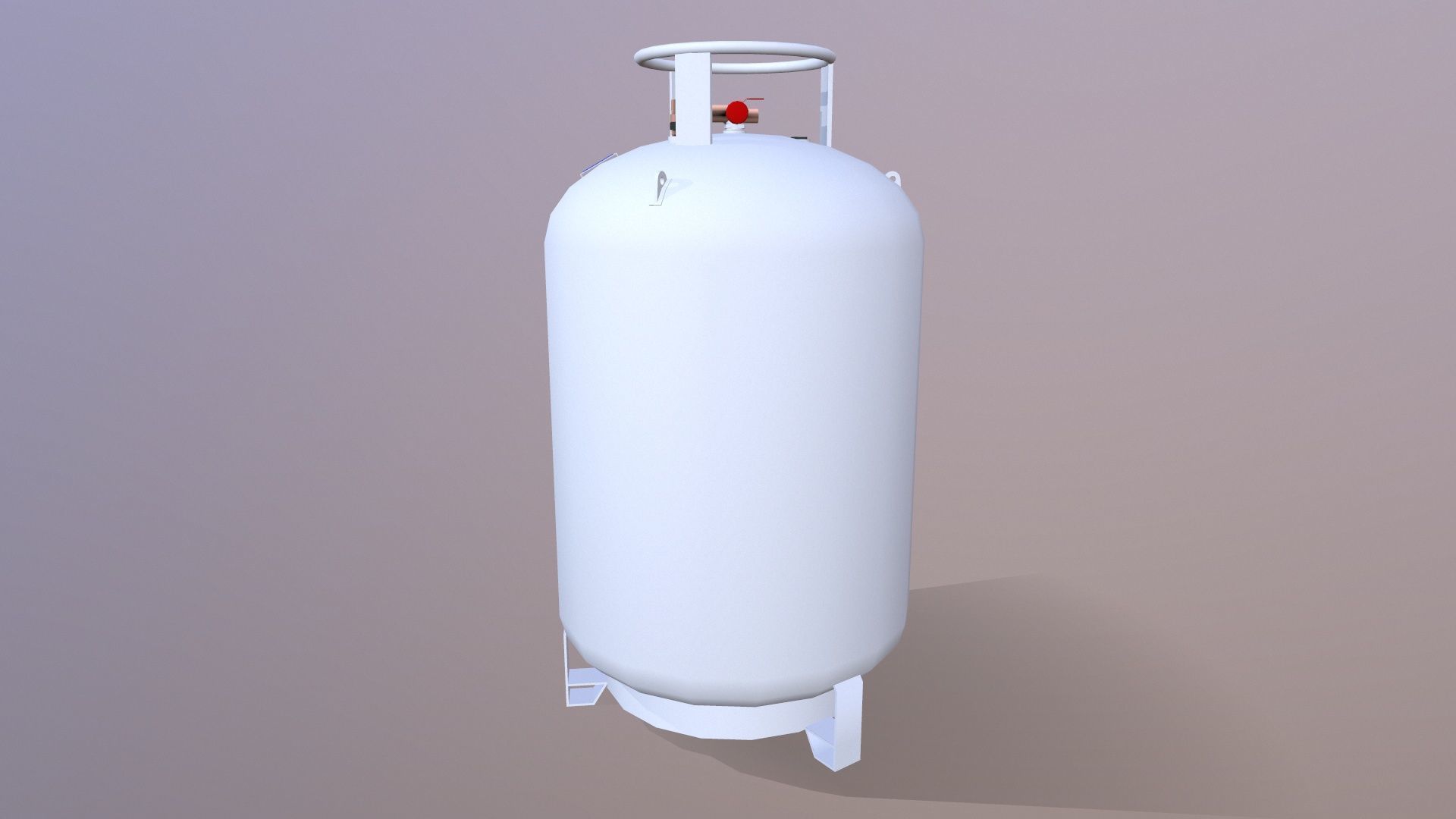 LPG Liquid Tank Low-poly 3D model_3