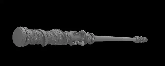 Sun Wu Kong Ruyi Jingu Bang staff pole 3D print model