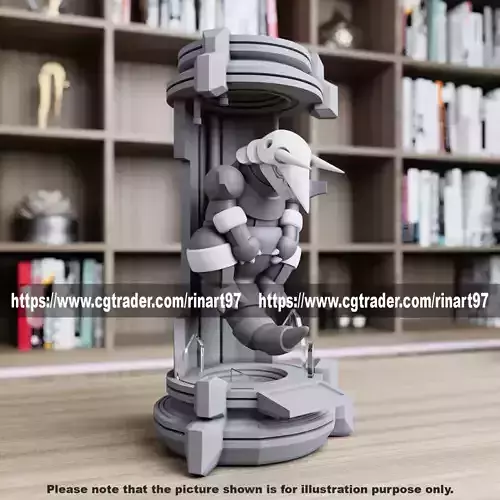 Aggron in the lab from pokemon 3D print model