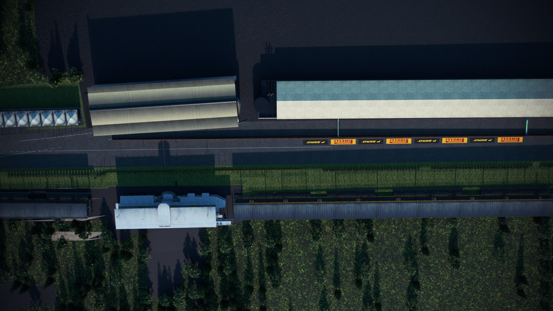 F1 Italy Track Low-poly 3D model_25