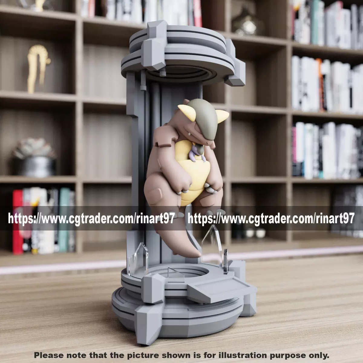Kangaskhan in the lab from pokemon 3D print model