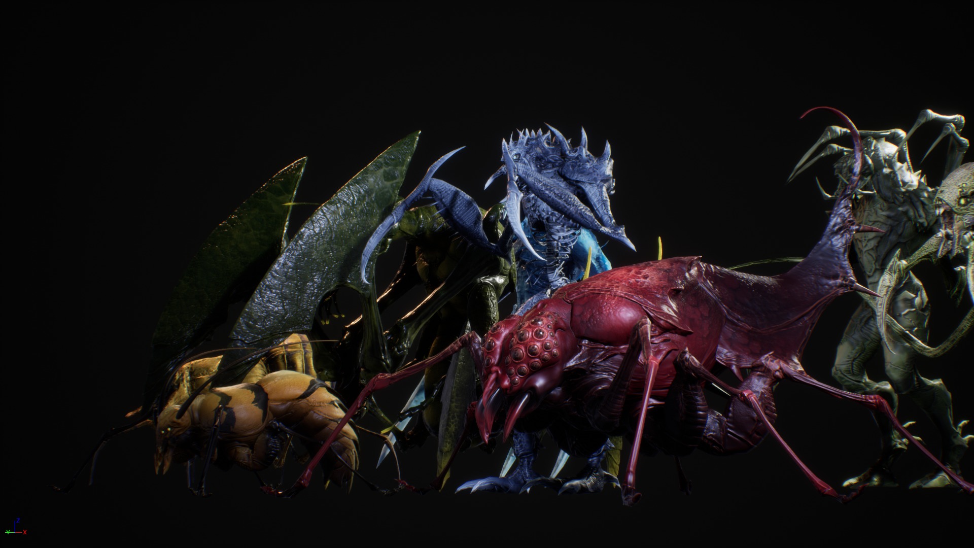 Monster Beetle Super Pack 3D Model Collection_11