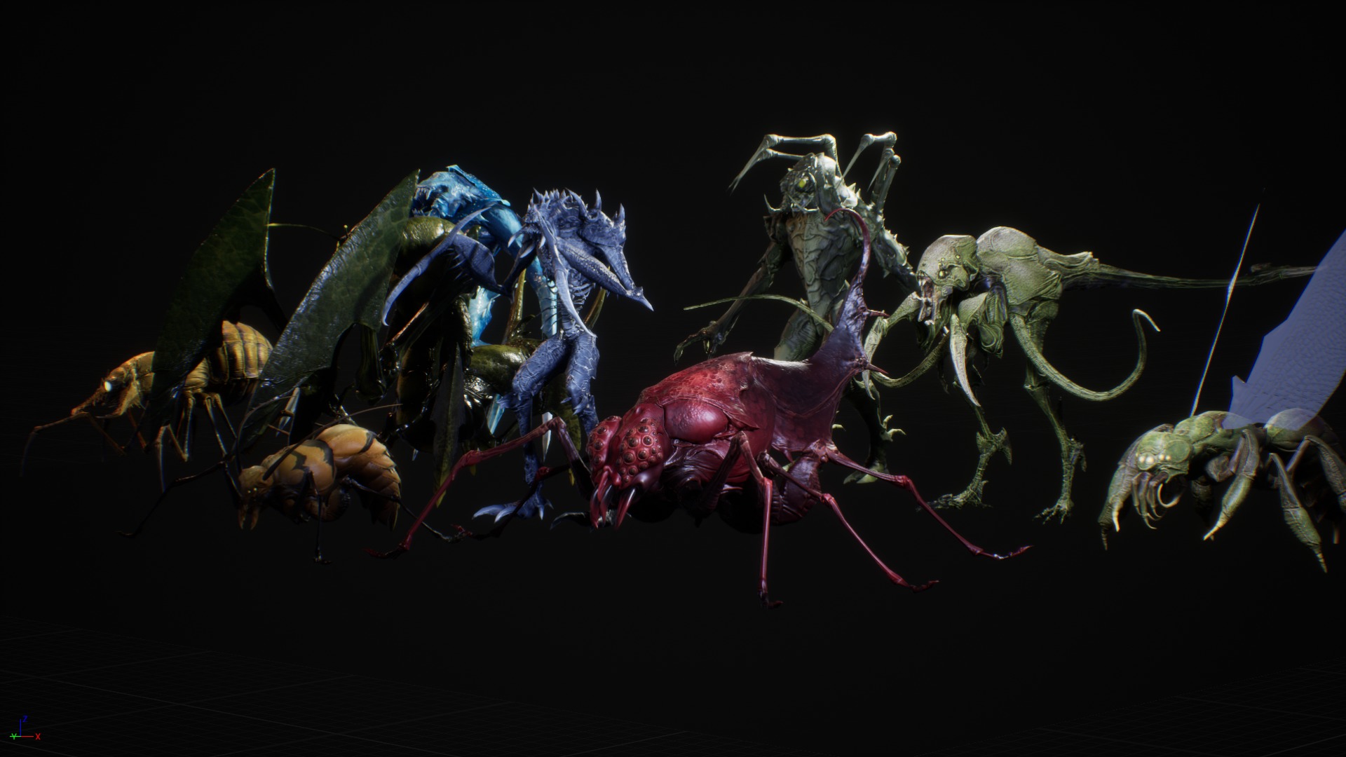 Monster Beetle Super Pack 3D Model Collection_15