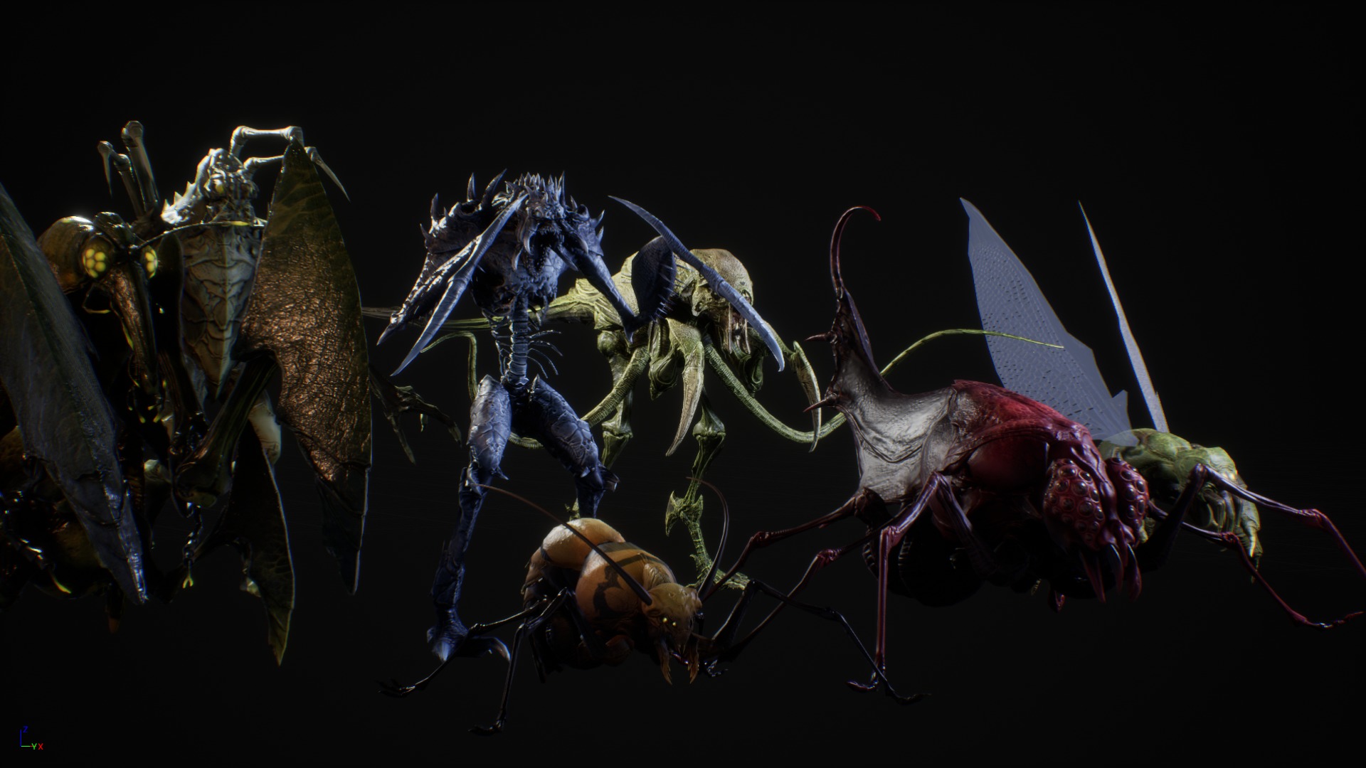 Monster Beetle Super Pack 3D Model Collection_13