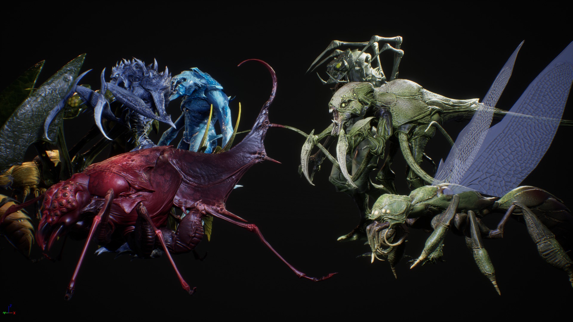 Monster Beetle Super Pack 3D Model Collection_14