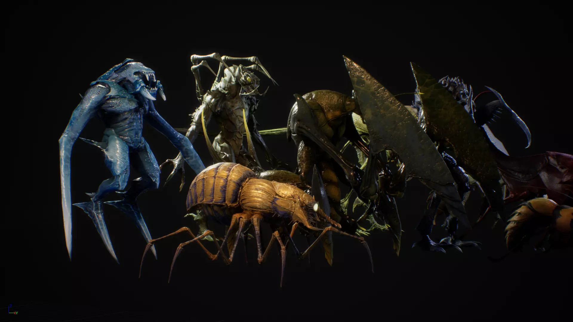 Monster Beetle Super Pack 3D Model Collection_0