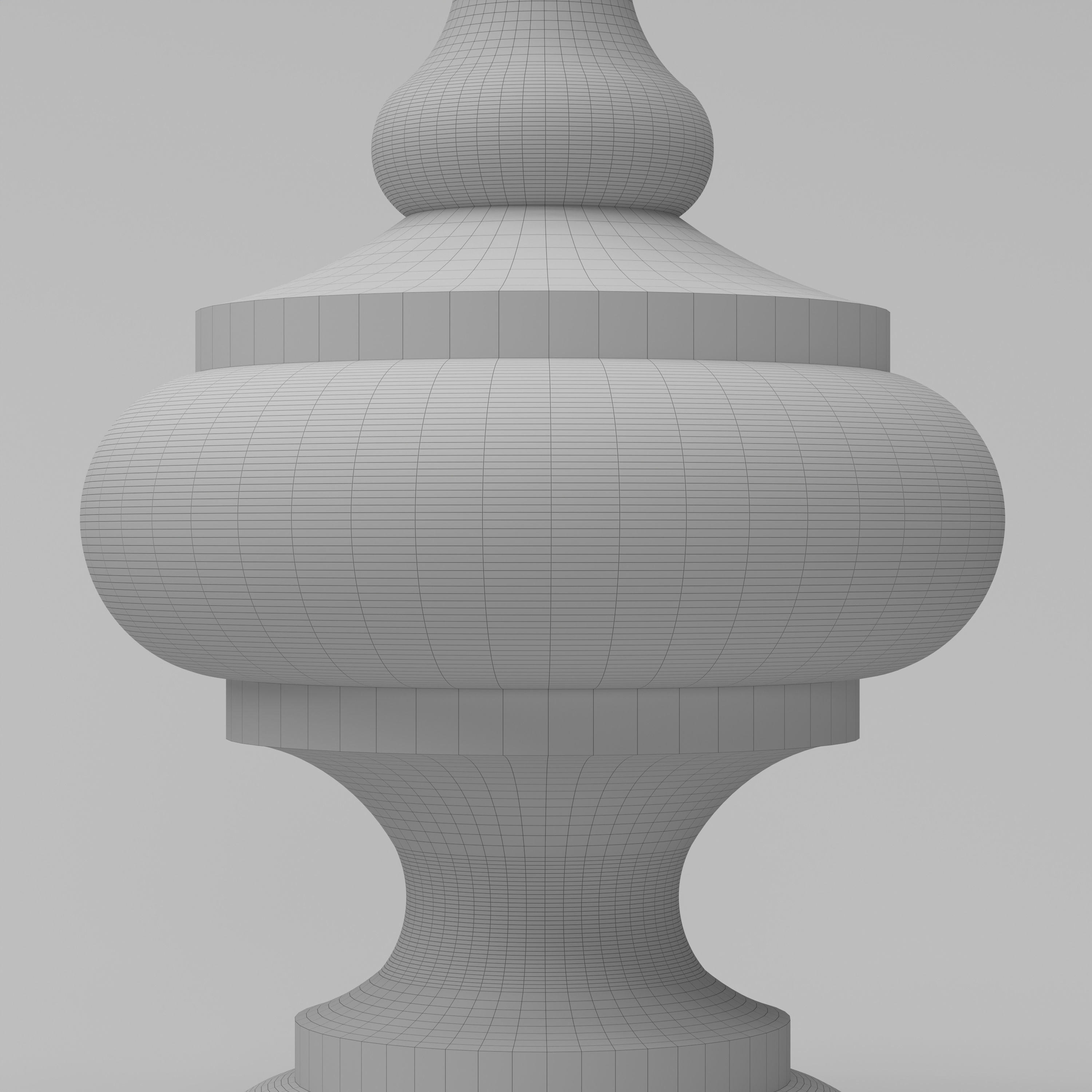 Elegant Finial 3D model_6