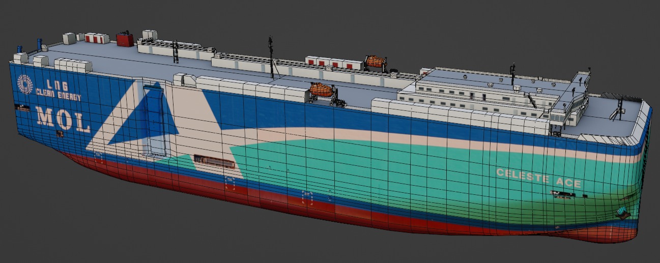 Vehicles Carrier 3D model Low-poly 3D model_10